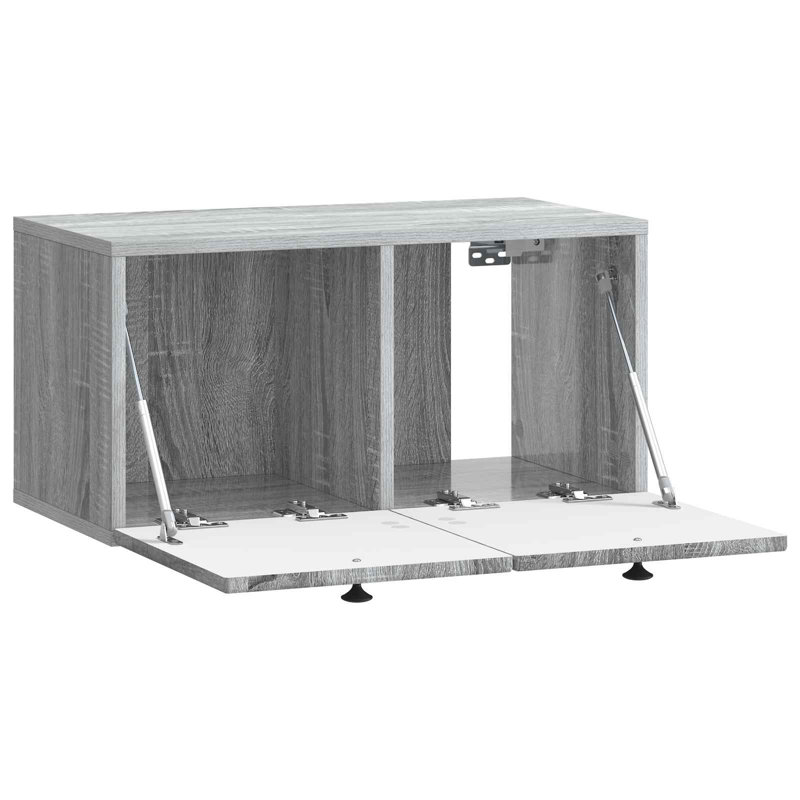 TV Stand, 30cm H x 59.5cm L x 31cm W, Grey Sonoma