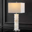 Lampe de table blanche de 29 po Patinkin
