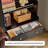 Vintage Solid Wood Display Cabinet Bookcase-110977864