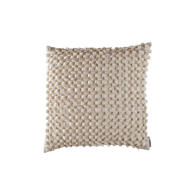 Ribbon Silk Square Pillow Cover & Insert