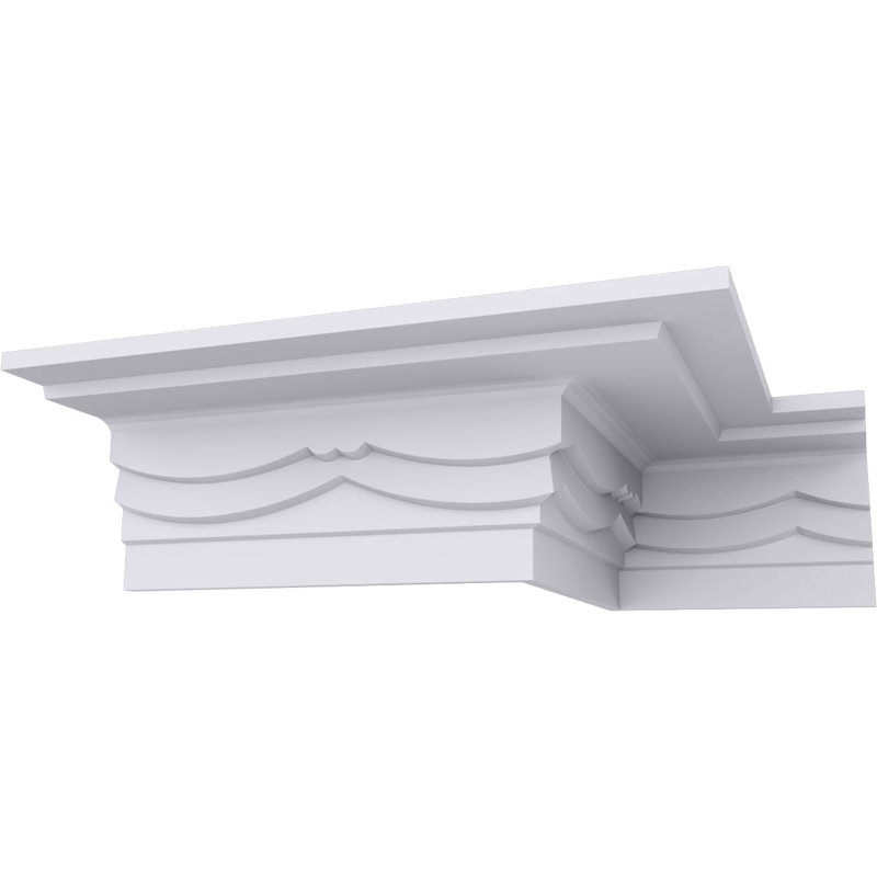 Moulure couronnée Bateman H 4 1/8 po x P 4 1/4 po x F 5 7/8 po x L 94 1/2 po
