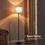 Lampe sur pied DEL moderne bleue | Lampe sur pied écoénergétique pour les salons et les chambres