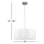 Luminaire suspendu tambour simple à 1 lumière Vino