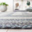 Tapis rayé en coton tressé-447639841
