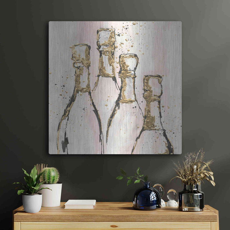 «Champagne Is Grand II» par Chris Paschke, H 24 po x l 24 po