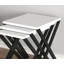 Ensemble de 3 tables gigognes Kira, table sans chaises.