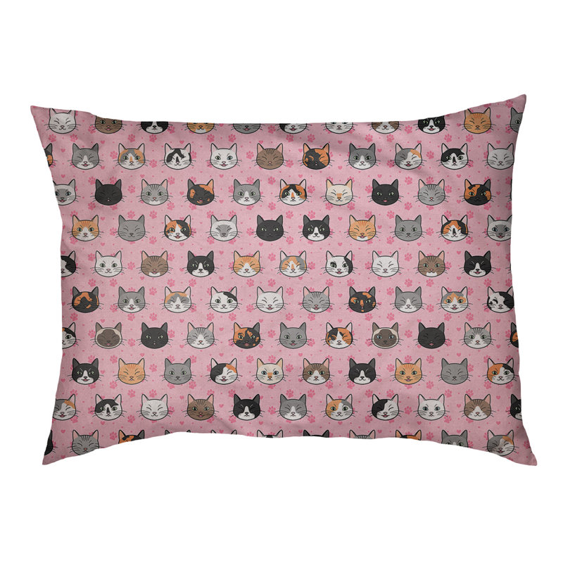 Campion Fleece Pet Bed, 52" L x 42" W, Pink
