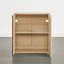  Buffet 31,5 "moderne avec détails en métal et portes à fermeture douce-2141895485