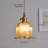 Haylea 1 - Light Brass Unique/Statement Pendant-542270548