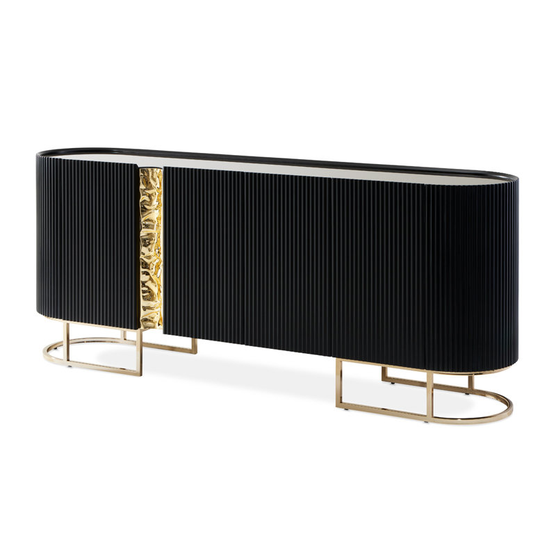 Lisbon 85.75'' W Sideboard, Black