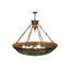 Luminaire suspendu bol simple 10 lumières