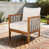 beige - 1 fauteuil