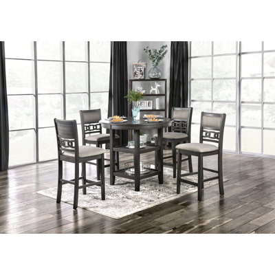 Dontae 5 Piece Counter Height Dining Set by Red Barrel Studio