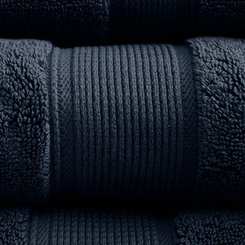 Kittanning Plush Mulit-Size Set, Black, Bath Sheets - 2 Pack