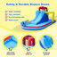 6'1" W x 15'5" D Bounce House with Water Slide and Air Blower