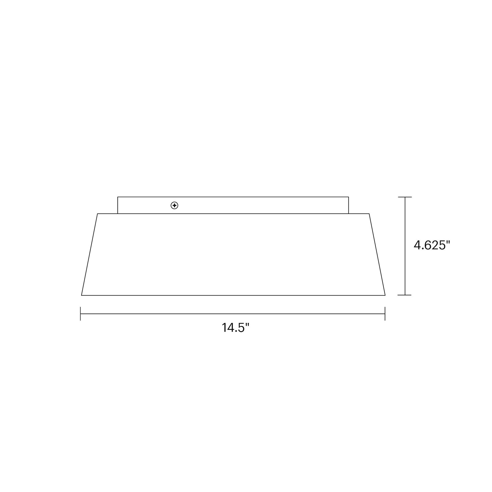 Adriatic 3-Light Flush Mount, Midnight Black