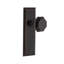 New York Plate with Waldorf Black Door Knob-1623278175