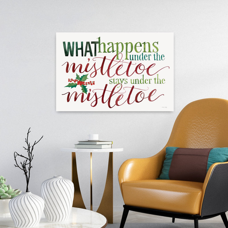 Under The Mistletoe, art contemporain abstrait, H 24 po x l 16 po