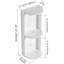 Support de rangement mural de 12 po pour salle de bain 12 po-84593146