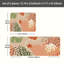 Ensemble de 2 tapis de cuisine tropicaux
