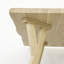 Izabella Oak Unfinished Solid Wood Dining Table-6405528
