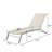 Cand 77.5" Long Metal Reclining Armless Single Chaise Lounge with PVC-coated polyester Sling Seat and Wheels-1661271995-1661271997