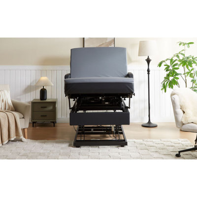 Lit simple ajustable Hi-LO avec matelas Certipur