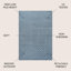 Tapis intérieur / extérieur bleu foncé / crème Alecxia-276277031