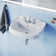 The Renovators Supply Inc. 14.75'' White Vitreous China Rectangular Bathroom Sink with Overflow