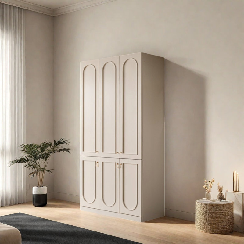 Garde-robe de luxe simple et moderne, H 82,68 po x l 47,24 po x P 23,62 po