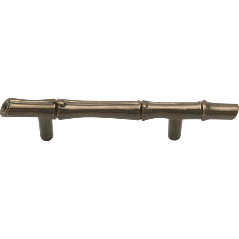Bamboo 3" Center to Center Bar Pull, Burnished Bronze