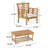 CAYDON 2 CLUB CHAIRS + TABLE