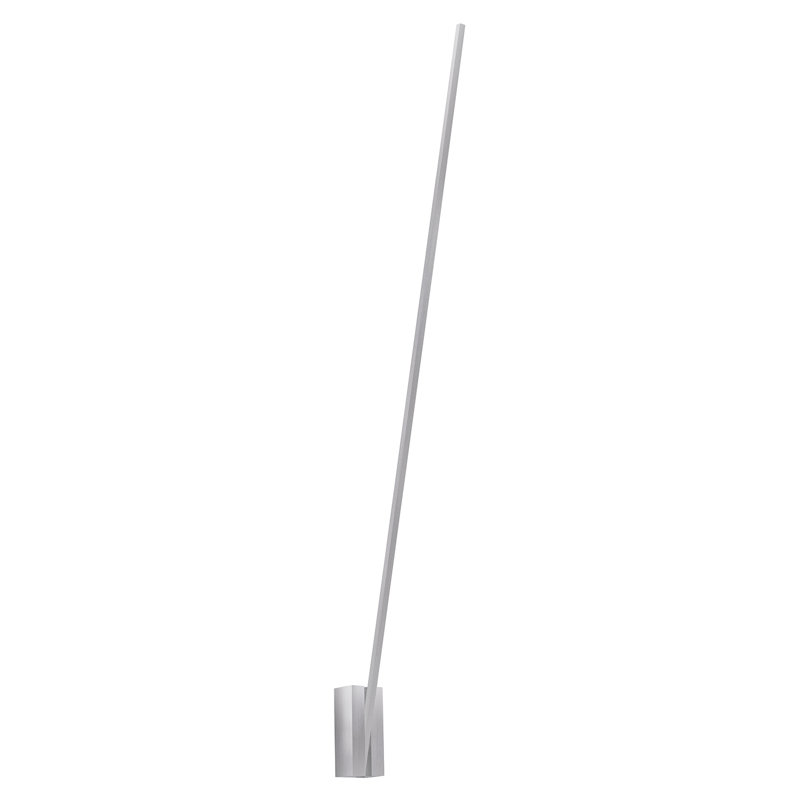 Applique murale articulée à 1 lumière à intensité variable Lever, H 59 po x l 4,5 po x P 2,625 po, Nickel brossé