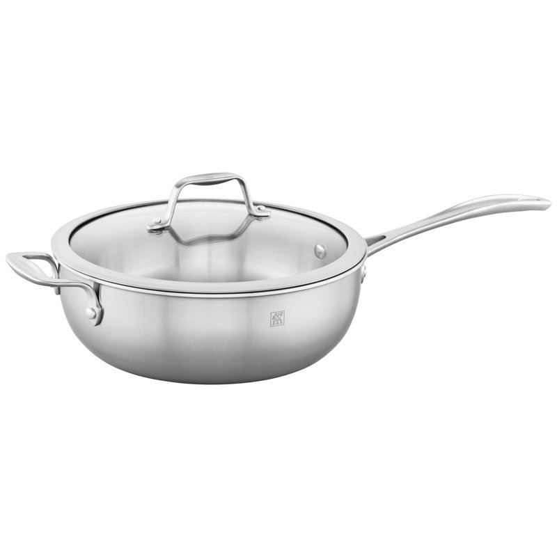 Zwilling JA Henckels Spirit 9.84" Stainless Steel Wok with Lid