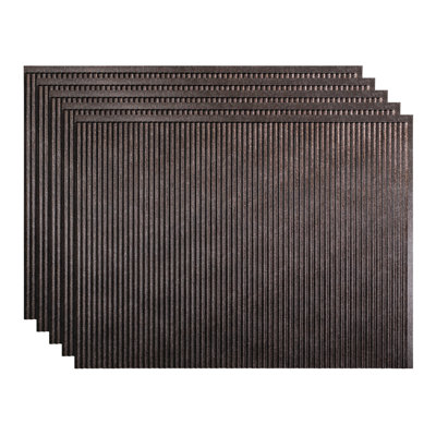 FASÄDE Rib Decorative Vinyl Backsplash 15 sq ft Kit