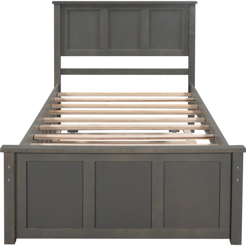 Karpeta Platform Bed, Gray