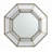 Oversized Silver Octagon Mirror