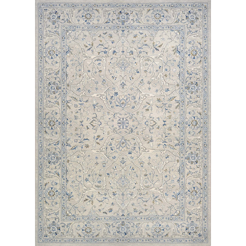 Tapis d'intérieur gris Ania, Rectangle 2 pi x 3 pi 7 po