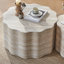 Ensemble de 2 tables basses rondes pour le salon (table incluse seulement)