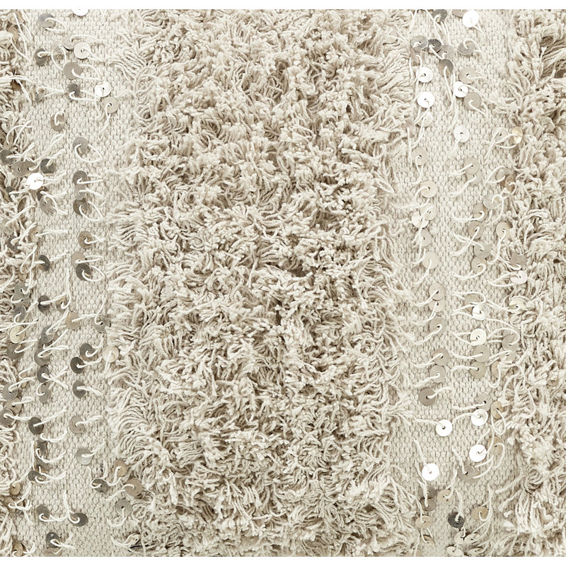 Ensemble de 2 housses de coussin en coton à paillettes Lenorah