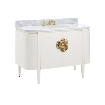 Briallen White 48" Vanity with Undermount Sink