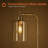 Led Floor Lamp For Living Room & Bedroom - Dimmable Industrial Standing Lamp With Linen Shade, Tall Pole Light-2100166271-2100166270