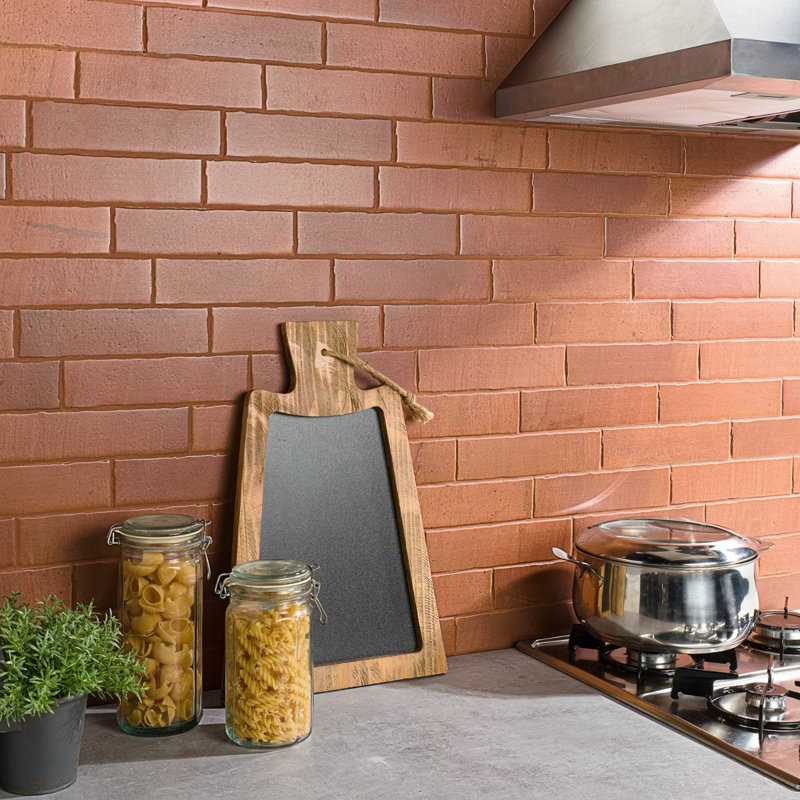 Solara Terracotta 2.55 In. X 9.84 In. Matte Porcelain Floor And Wall Tile (4.72 Sq. Ft. / Case), Canyon