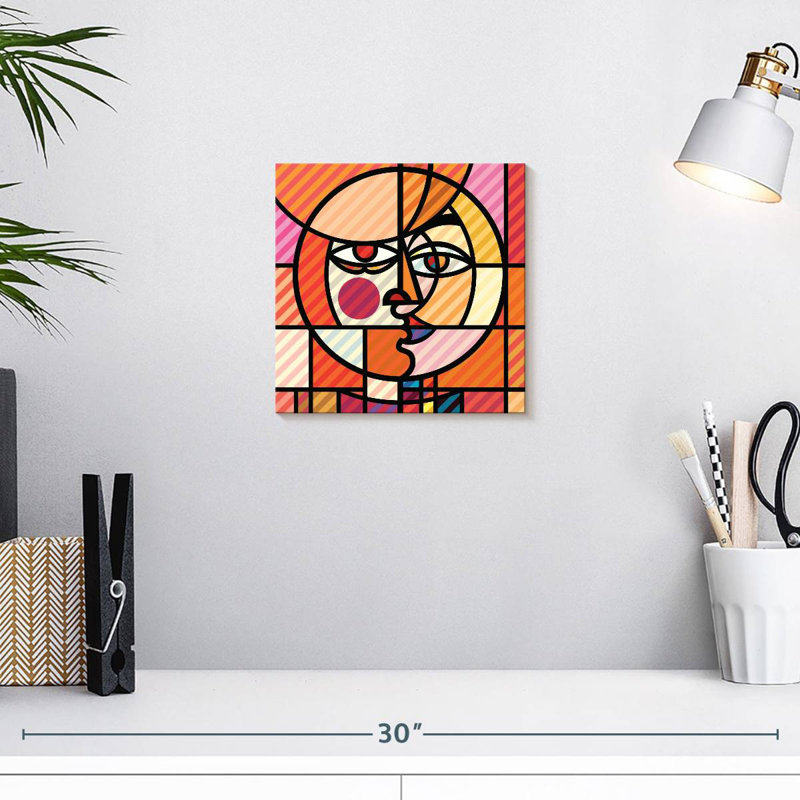 Leisha Cubist Sun Face