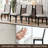 High Back Button Tufted Upholstered Dining Chairs-1410300316