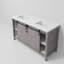 Plateau de meuble-lavabo double l 60 po x P 22 po Marsyas-2063797244-2115447584