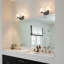 2-light Oil-rubbed Bronze Vanity Light With White Opal Glass-120865795