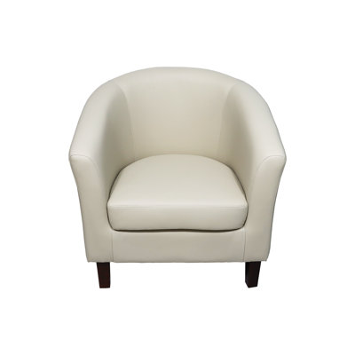 Mina Faux Leather Accent Chair