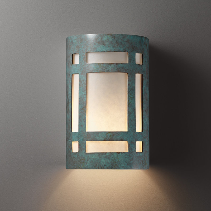 Tenny 1 - Light Outdoor Flush Mount, 9.5" H x 5.75" W x 4" D