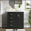 30"Wooden Freestanding Bathroom Vanity With Ceramic Sink